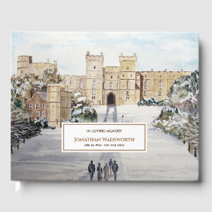 Livre D'or Condolence Winter à Windsor Castle Painting