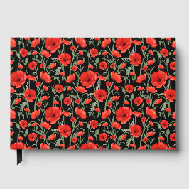 Livre D'or Coquelicots rouges