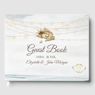 Livre D'or Coquillages, Mer, Éclairage des cordes