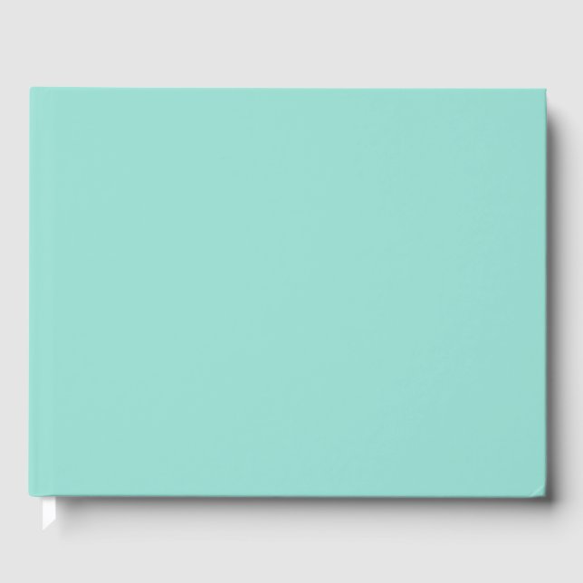 Livre D'or Couleur uni bleu clair pour l'oeuf Robin (Recto)