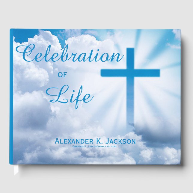 Livre D'or Croix Bleue Chrétienne, Célébration Blanche de la  (Recto)