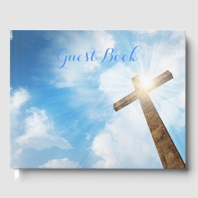 Livre D'or Croix dans le ciel bleu (Recto)