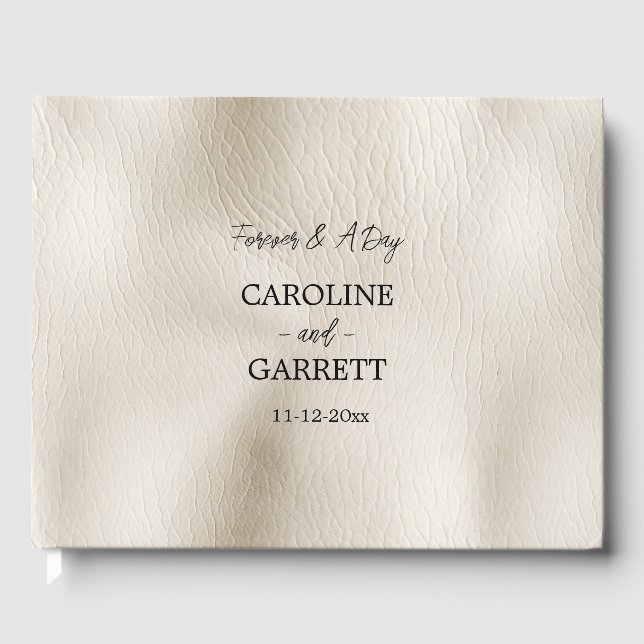Livre D'or Cuir Cream Faux (Recto)