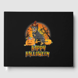 Livre D'or Cute Rottweiler Happy Halloween Chien Drôle Amateu