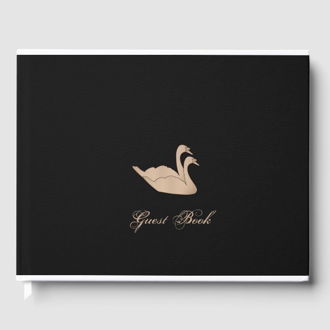 Livre D'or Cygne Élégant (Recto)