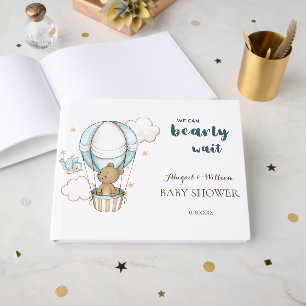 Livre d'or de Baby Shower Ourson Mignon