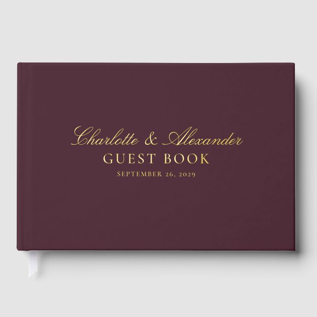 Livre d'or de Bourgogne mariage (Recto)