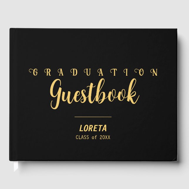 Livre d'or de la fête de graduation (Recto)