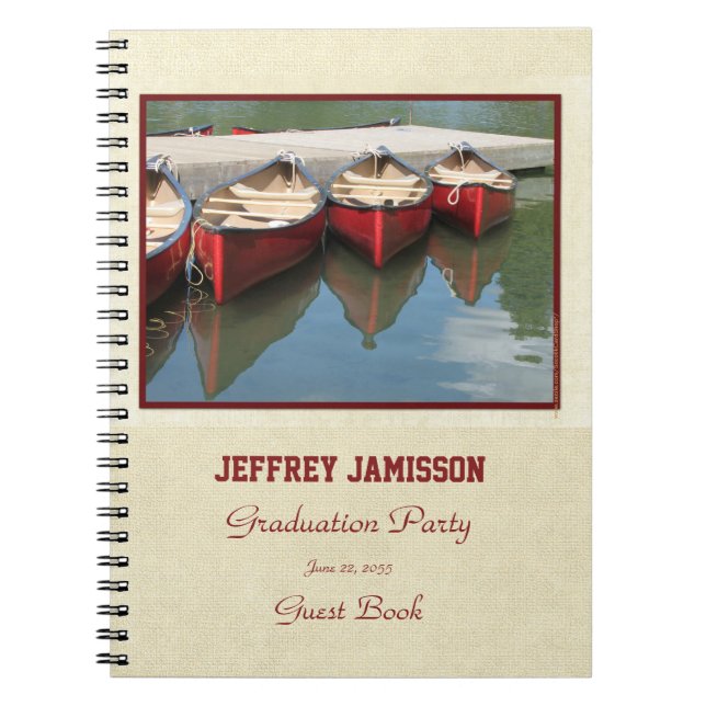 Livre d'or de la fête de graduation, Red Canoes Sp (Devant)