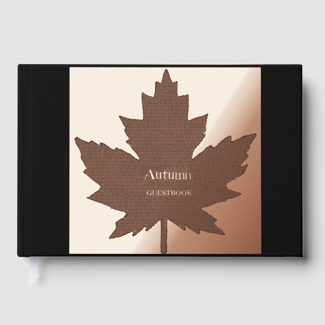 Livre d'or de la feuille d'érable d'automne (Recto)