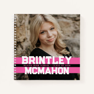 Livre d'or de la Graduation Photo Rose & Black