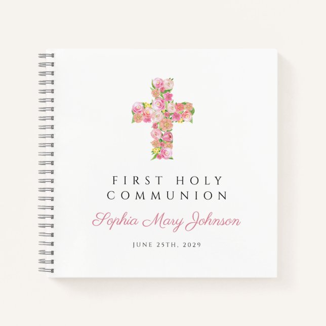 Livre d'or de la première communion de la croix fl (Devant)