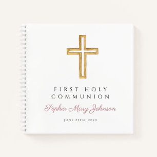 Livre d'or de la première communion religieuse Cro
