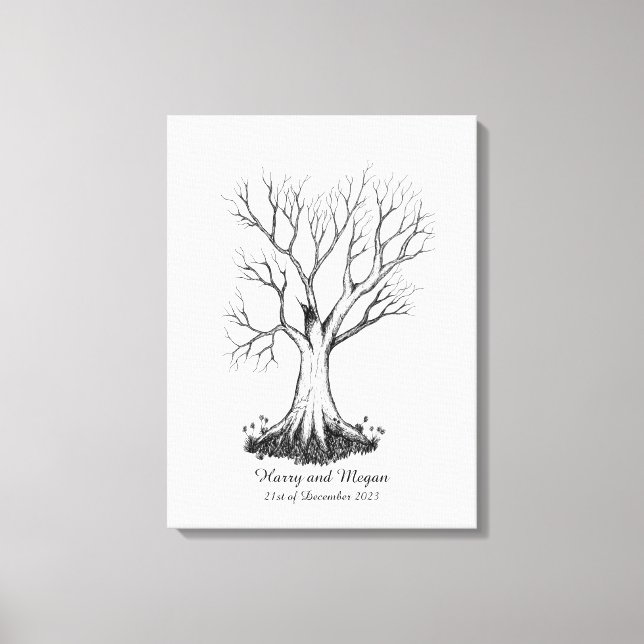 Livre d'or de l'arbre d'empreintes digitales maria (Recto)