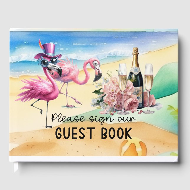 Livre d'or de location de Flamants roses roses (Recto)