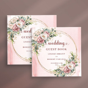 Livre d'or de mariage Chic Rose Gold Floral Greene