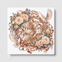 Livre d'or de mariage Colombe Amour