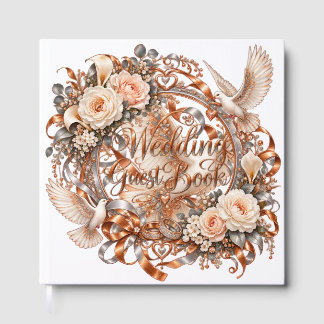 Livre d'or de mariage Colombe Amour