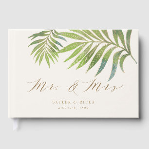 Livre d'or de mariage d'été splendide