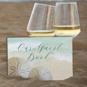 Livre d'or de mariage Deux Dollars de Sable