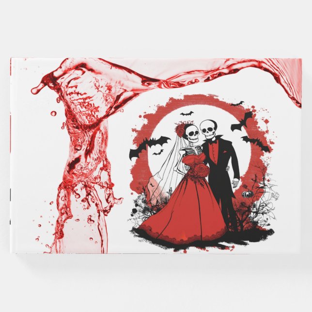 Livre d'or de mariage d'Halloween (Devant)