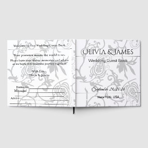Livre d'or de mariage Luxueux Élégant Souvenir Cla