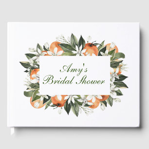 Livre d'or de mariage Orange Main Squeeze