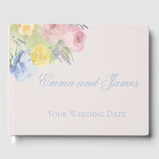Livre d'or de mariage romantique