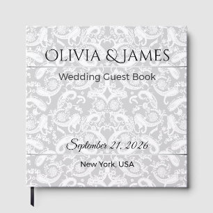Livre d'or de mariage sur mesure Élégant Luxe