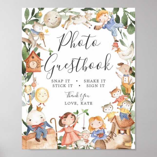 Livre d'or de photos de Baby Shower sur les compti (Devant)