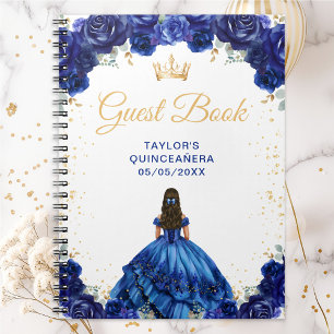Livre d'or de Quinceañera de la Princesse Bleu Fon