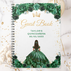 Livre d'or de Quinceañera de la Princesse Vert Fon