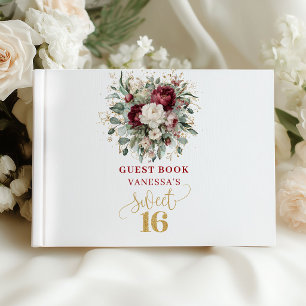 Livre d'or de signature pour les 16 ans Luxe Blush