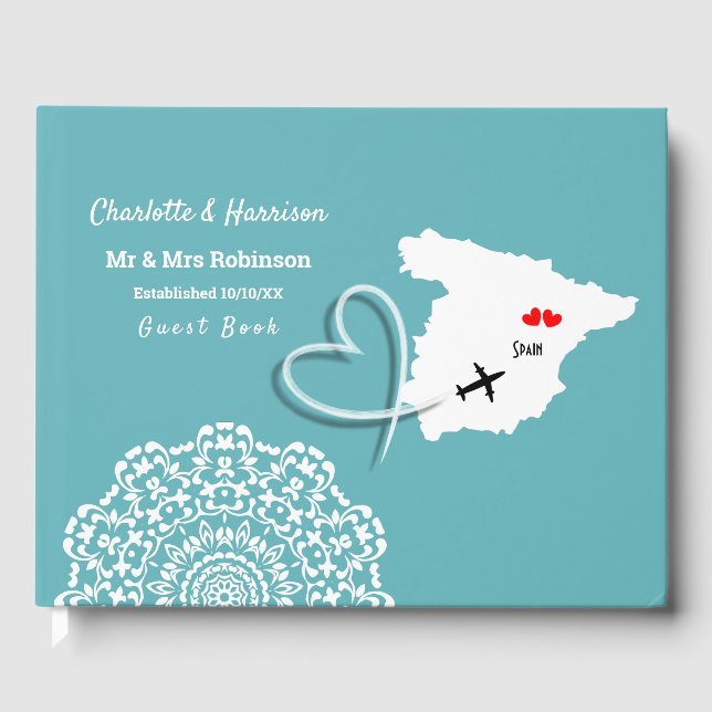 Livre D'or Destination Mariage espagnol principal (Recto)