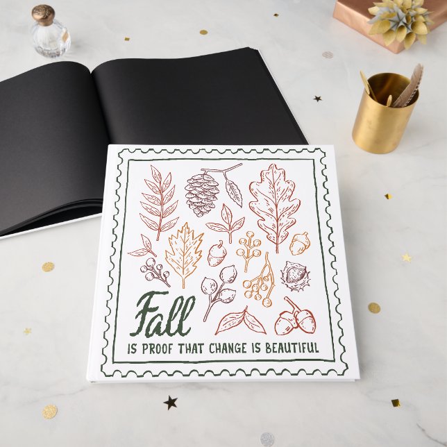 Livre D'or Devis d'automne (Recto ouvert)