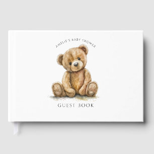 Livre D'or Douce Baby Shower Ours en Peluche