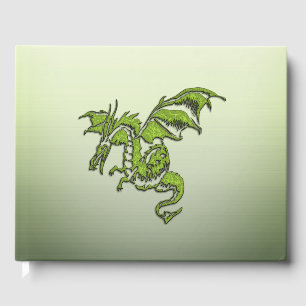 Livre D'or Dragon volant vert