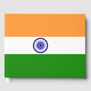 Livre D'or Drapeau de l'Inde