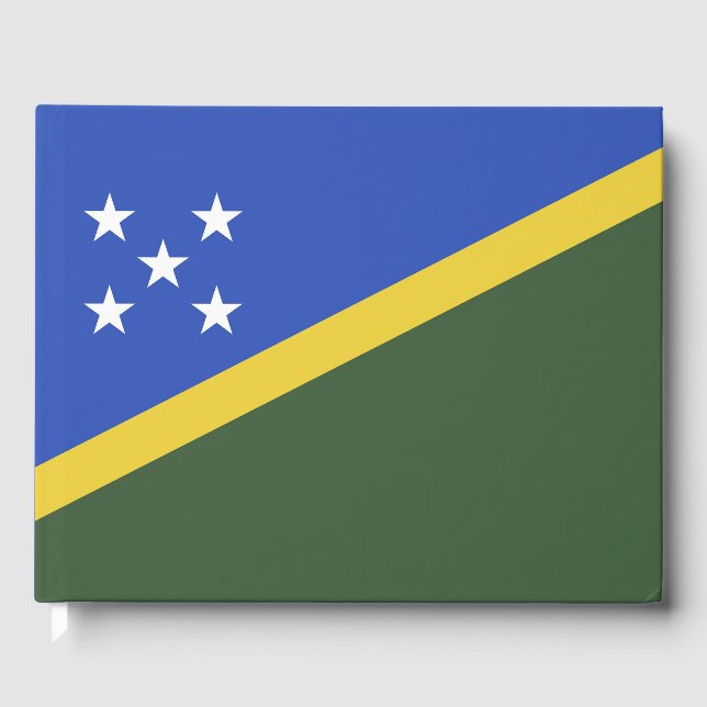 Livre D'or Drapeau des Îles Salomon (Recto)