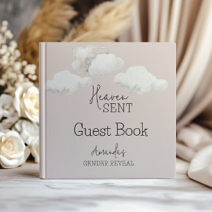 Livre D'or Dreamy Beige Nuages Ciel Envoyé Genre Révélation
