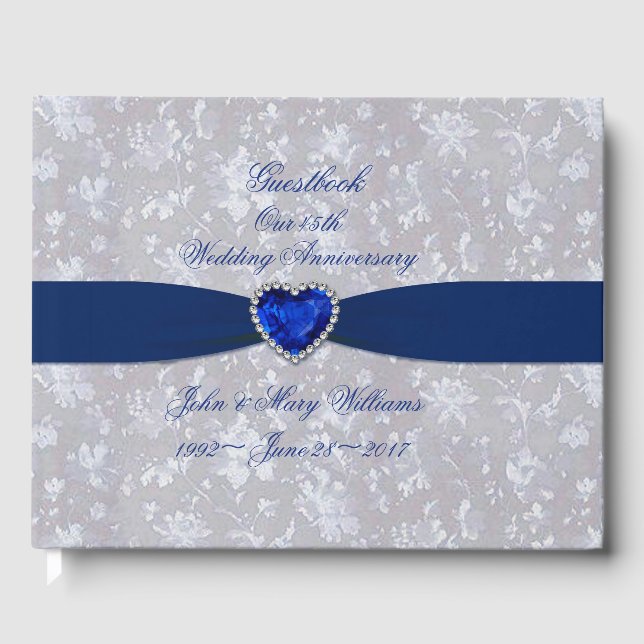 Livre d'or du 45e anniversaire du Mariage Bold Dam (Recto)