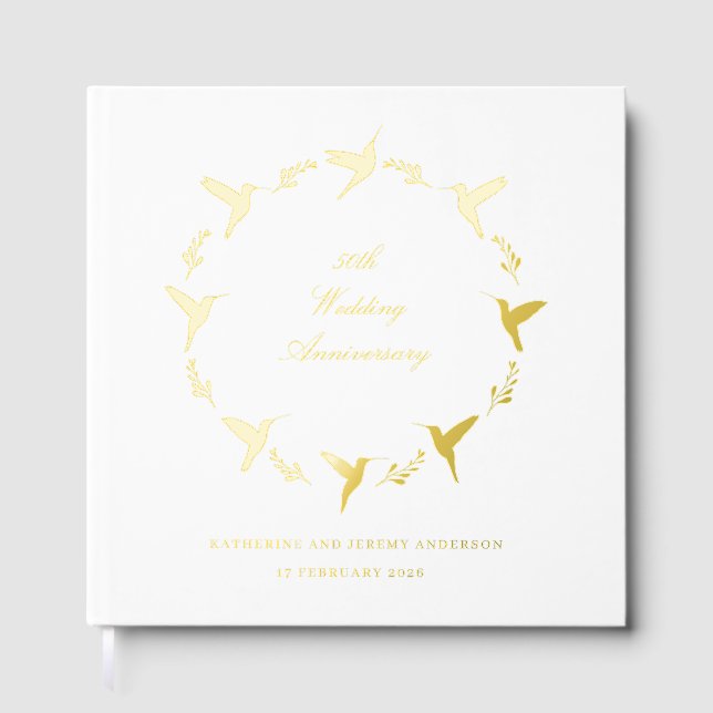 Livre d'or du 50e anniversaire du Mariage (Recto)