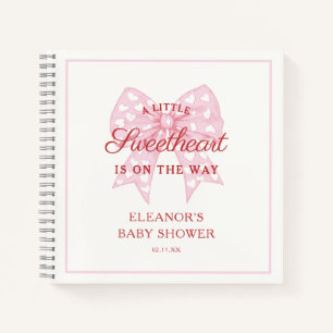 Livre d'or du Baby shower Pink Bow