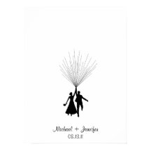 Livre d'or du mariage Fingerprint Balloon