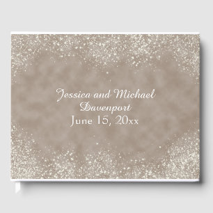 Livre d'or du Mariage Soft Brown Stardust