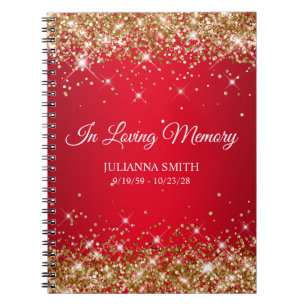 Livre d'or du service Red Memorial Parties scintil