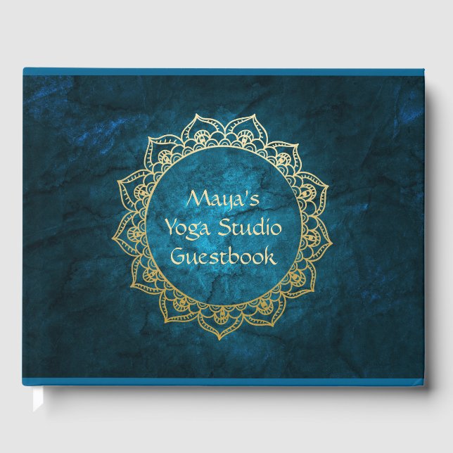 Livre d'or du Studio de Yoga personnalisé (Recto)