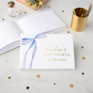 Livre d'or élégant avec feuille d'or pour garçon B