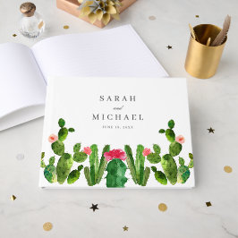 Livre D'or Elégant Cactus Garden Réception de mariage