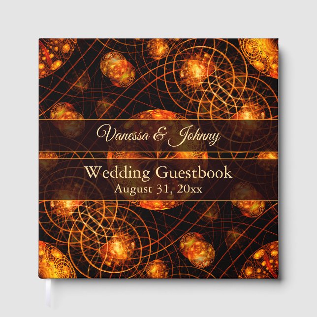 Livre D'or Elegant Classic Boho Modern Gold #901 Wedding (Recto)